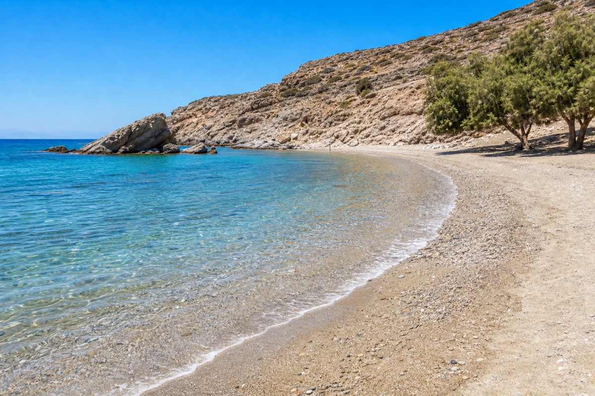 A Cycladic beach on a Greek island