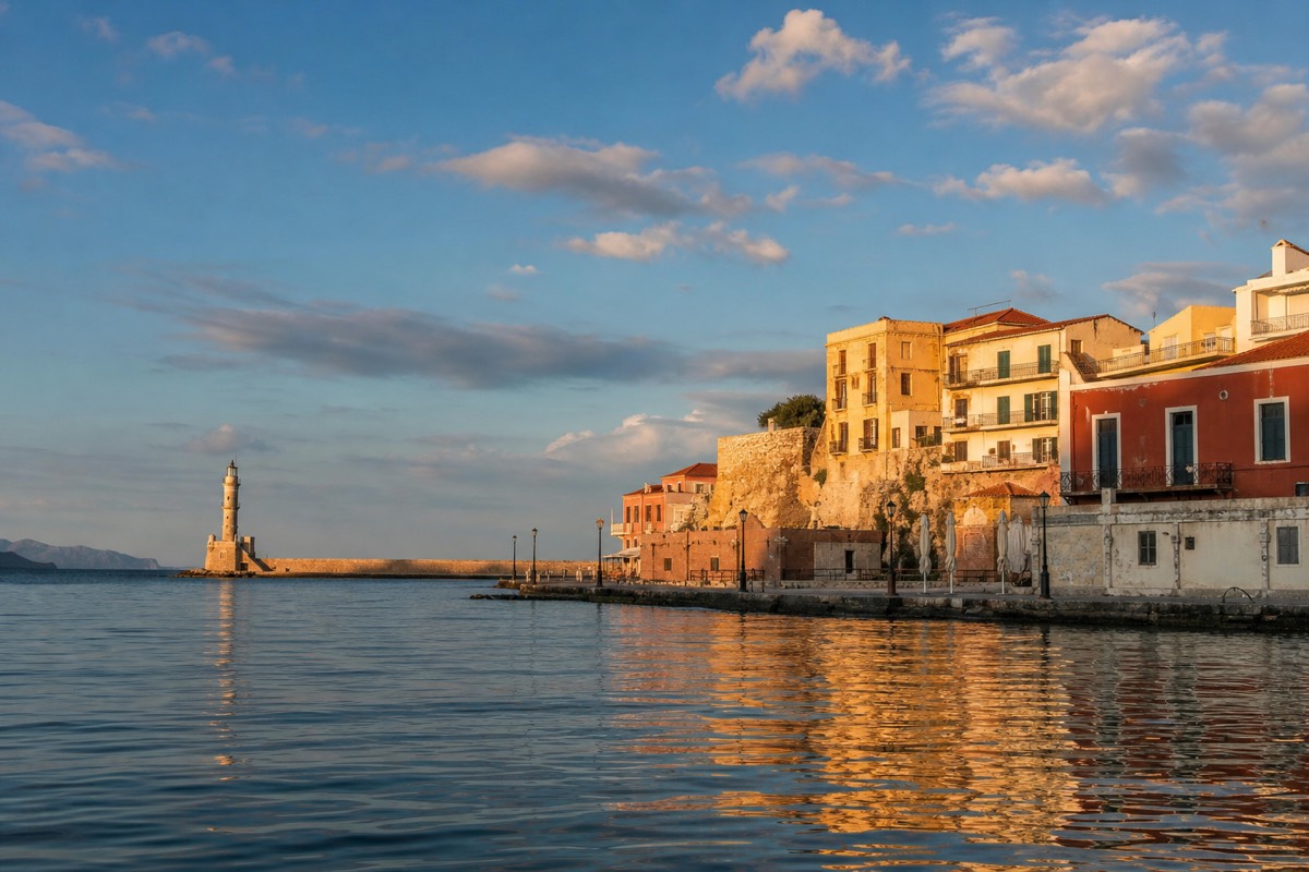 A Venetian old town on Crete, the extra region a two-week Greece trip reaches